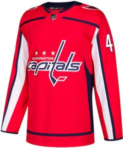 Alternative view of Tom Wilson Washington Capitals adidas Home Authentic Player Jersey - Red