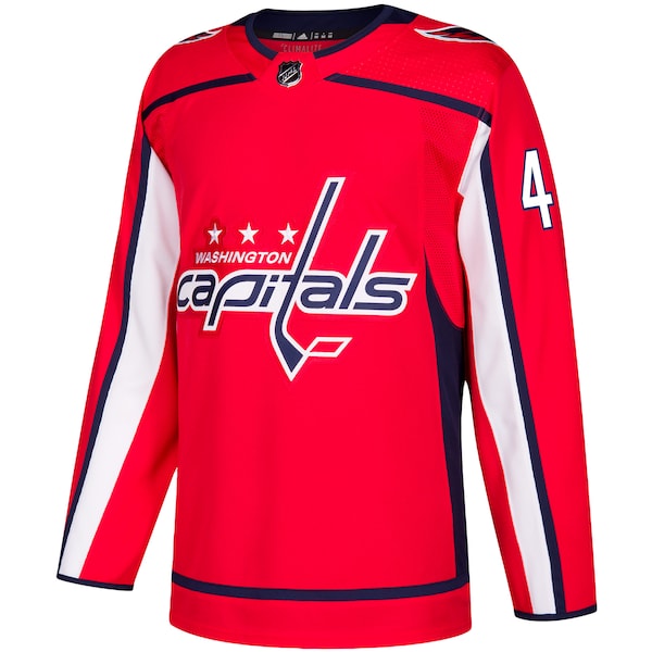 Tom Wilson Washington Capitals adidas Home Authentic Player Jersey - Red - Image 2