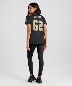 Alternative view of Lucas Patrick New Orleans Saints Nike Women's  Game Jersey -  Black