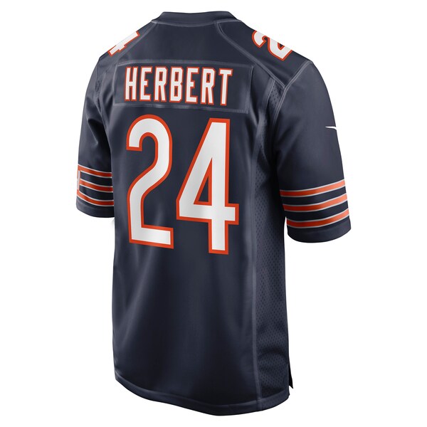 Khalil Herbert Chicago Bears Nike Game Jersey - Navy/Orange - Image 6