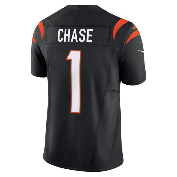 Ja'Marr Chase Cincinnati Bengals Nike Vapor F.U.S.E. Limited Jersey - Black/White - Image 4