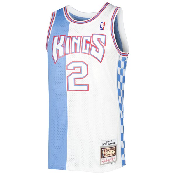 Mitch Richmond Sacramento Kings 1994-95 Hardwood Classics Reload 3.0 Swingman Jersey - White - Image 2