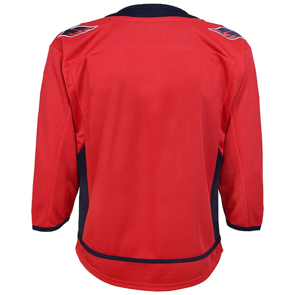Washington Capitals Youth Home Blank Premier Jersey - Red - Image 3