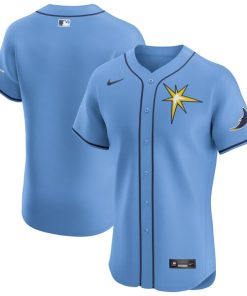 Tampa Bay Rays Nike Alternate Vapor Premier Elite Patch Jersey - Light Blue