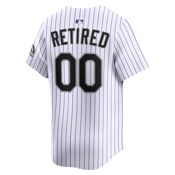 Colorado Rockies Nike Home Limited Pick-A-Player Retired Roster Jersey - White - Image 3