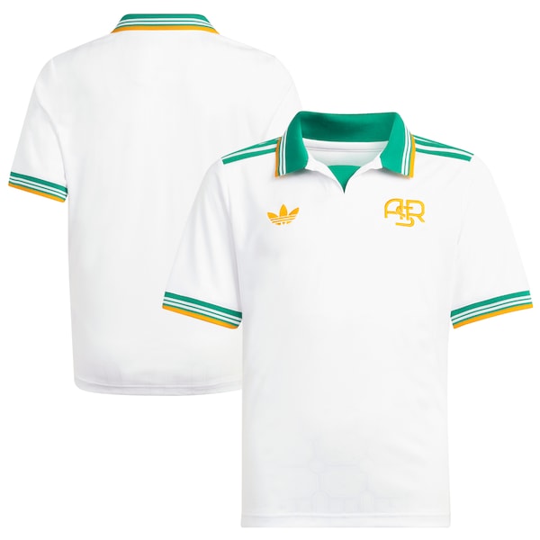 AS Roma adidas Youth 2025/26 Third Replica Jersey - White/Red - Image 2