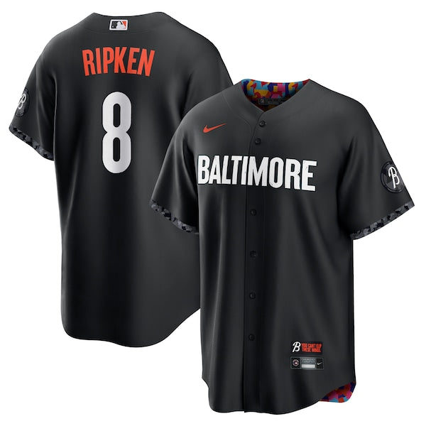 Cal Ripken?Baltimore Orioles Nike 2023 City Connect Replica Player Jersey - Black
