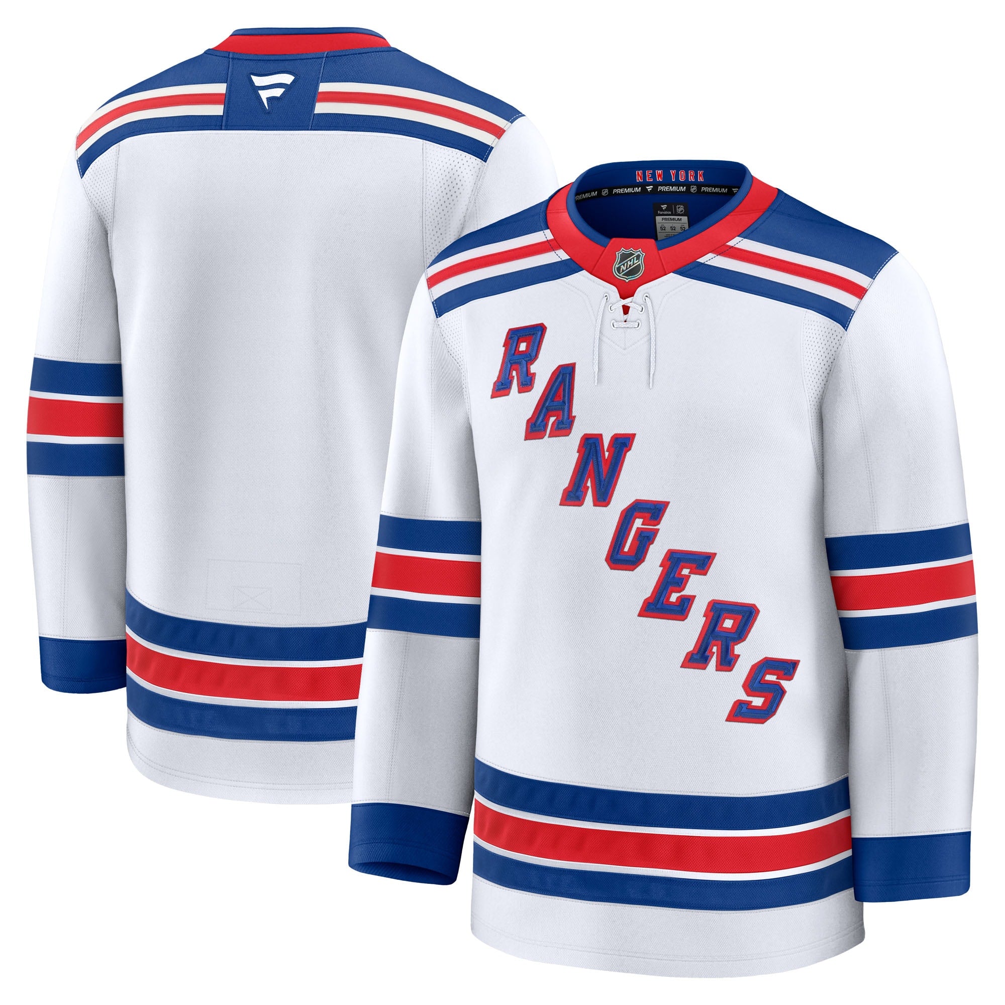 New York Rangers Alternate Premium Jersey - Navy/Blue/White - Image 8
