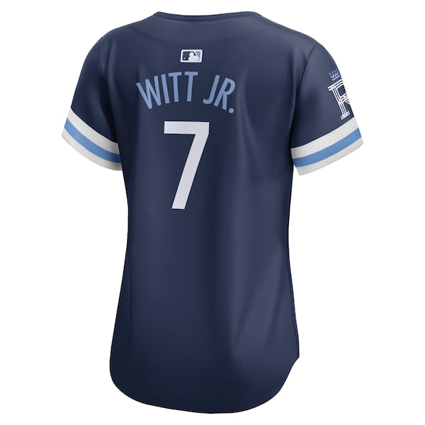 Bobby Witt Jr. Kansas City Royals Nike Women's City Connect Limited Player Jersey - Navy - Image 3