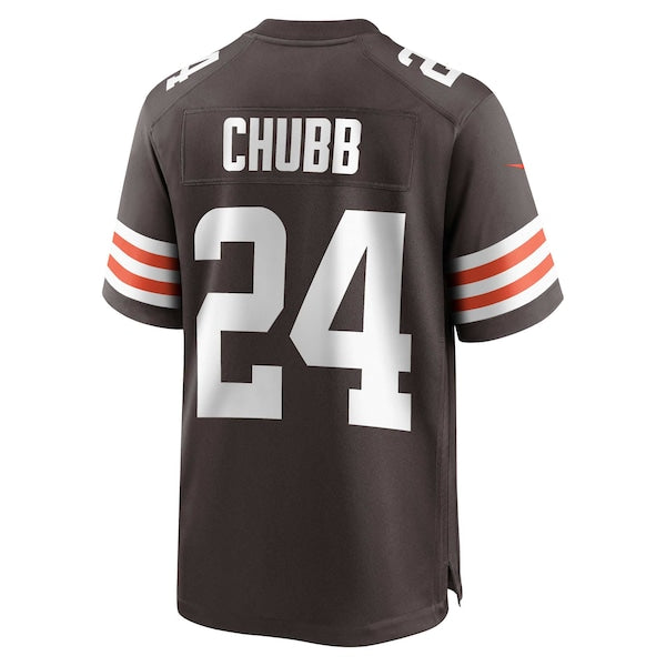 Nick Chubb Cleveland Browns Nike Game Jersey - Brown - Image 3