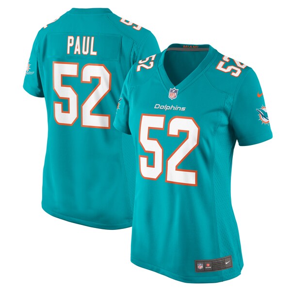 Patrick Paul Miami Dolphins Nike Women's Game Jersey - Aqua - Image 7