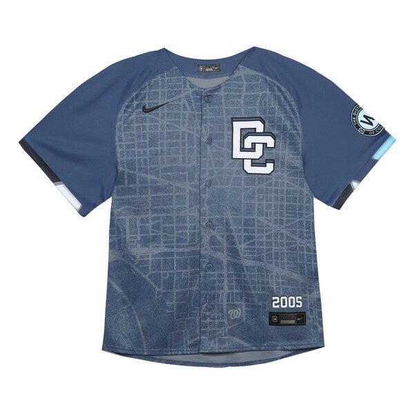 CJ Abrams Washington Nationals Nike Toddler City Connect 2025 Limited Jersey - Blue - Image 2