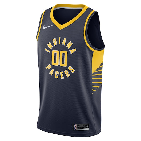 Indiana Pacers Nike 2020/21 Swingman Custom Jersey - Icon Edition - Navy - Image 2