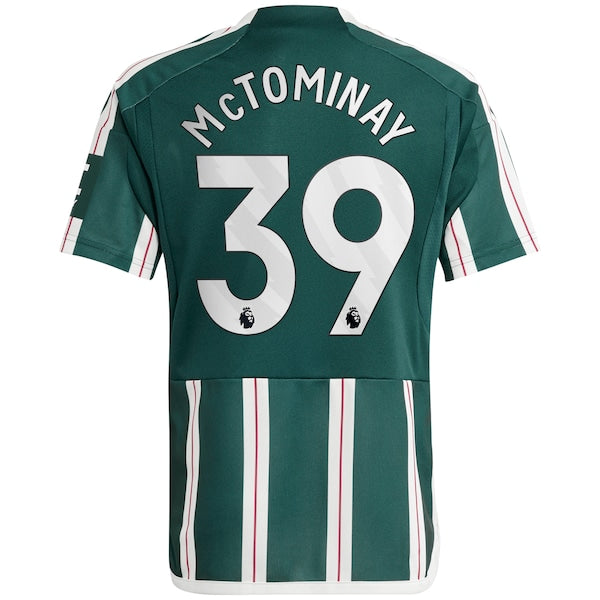 Scott McTominay Manchester United adidas Youth 2023/24 Away Replica Player Jersey - Green - Image 5