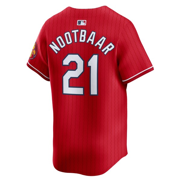 Lars Nootbaar St. Louis Cardinals Nike City Connect Limited Jersey - Red - Image 3