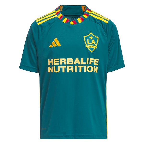 Gabriel Pec LA Galaxy adidas Youth 2024 LA Kit Replica Player Jersey - Green - Image 2