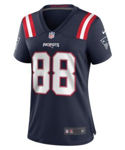 Alternative view of Mike Gesicki New England Patriots Nike Women's Game Jersey - Navy