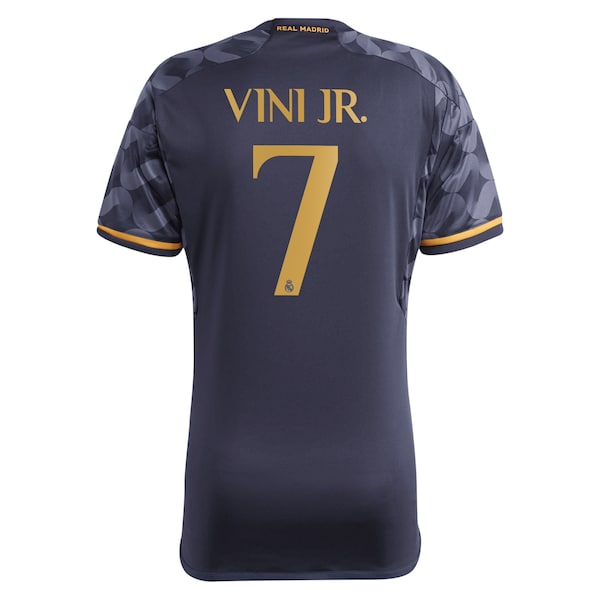 Vinicius Junior Los Merengues adidas 2023/24 Away Replica Player Jersey - Navy - Image 3