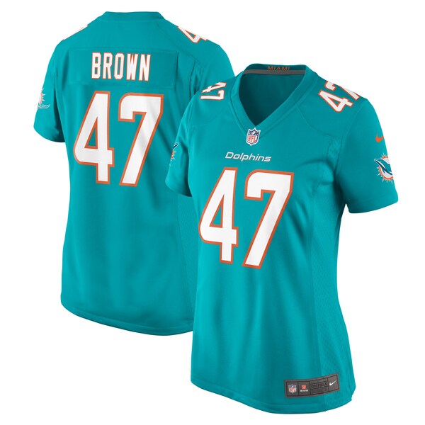 Cam Brown Miami Dolphins Nike Women's Game Jersey - Aqua