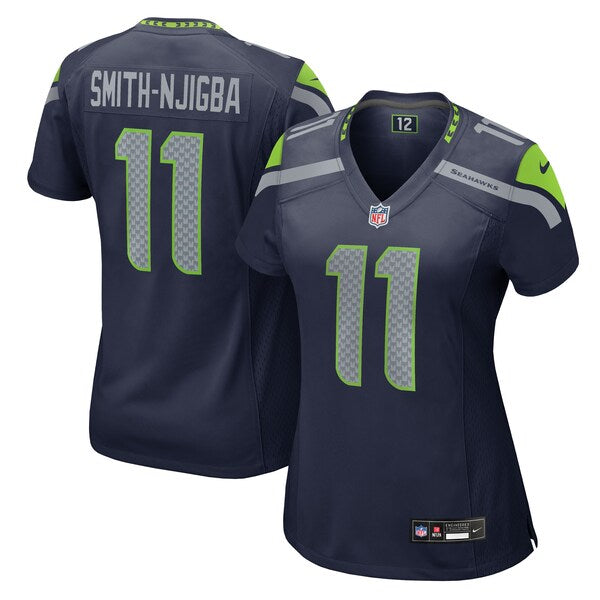 Jaxon Smith-Njigba Seattle Seahawks Nike Women's Team Game Jersey - College Navy - Image 2