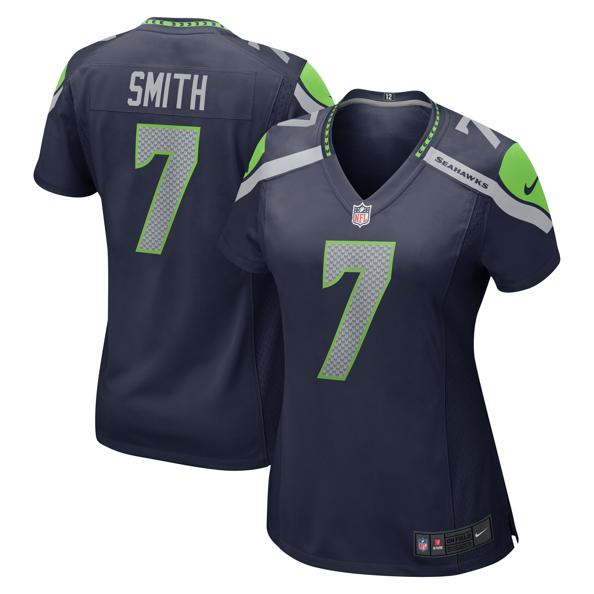 Geno Smith Seattle Seahawks Nike Women's Player Jersey - Royal/Navy - Image 6