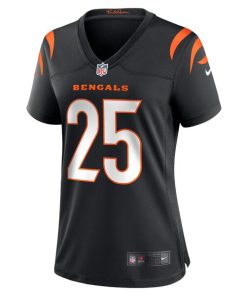 Alternative view of Tahj Brooks Cincinnati Bengals Nike Women's Team Game Jersey -  Black