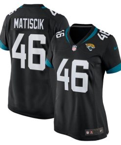Ross Matiscik Jacksonville Jaguars Nike Women's Game Jersey - Black/Teal