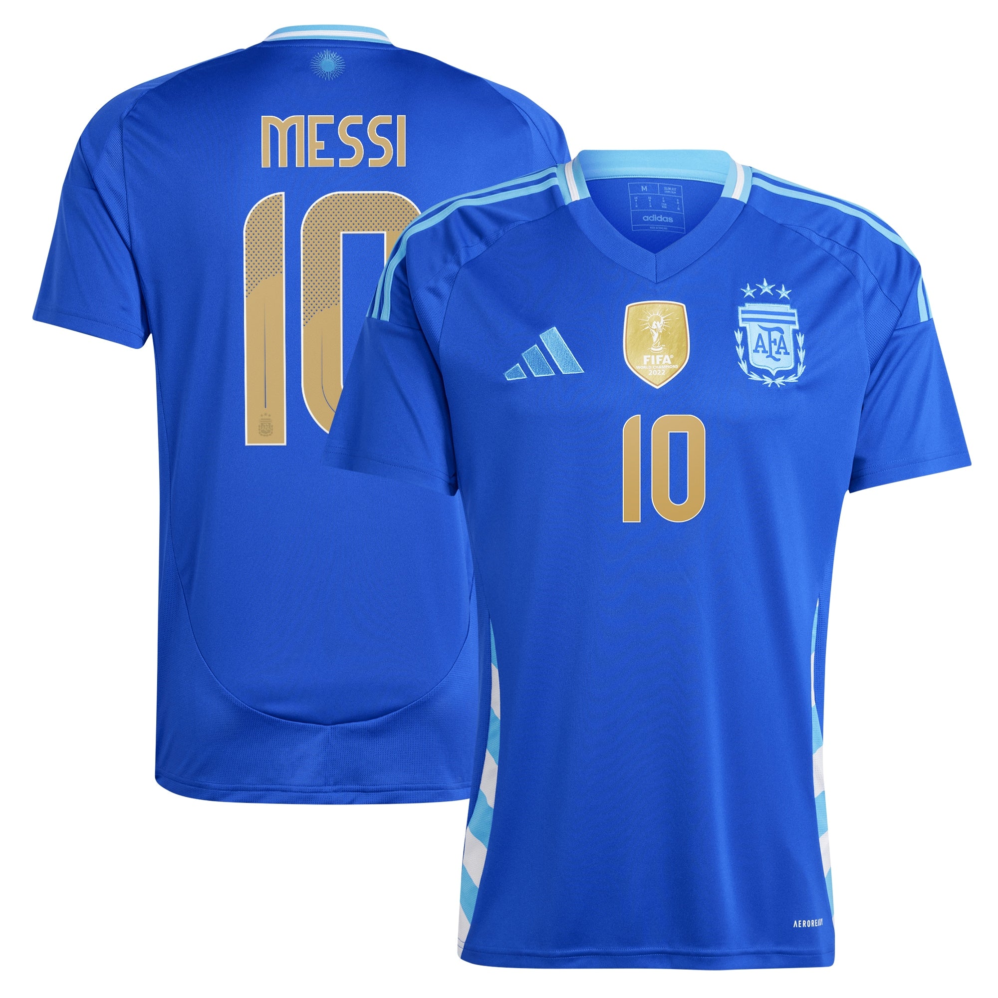 Lionel Messi Argentina National Team adidas 2024 Home Replica Player Jersey - White/Blue - Image 6