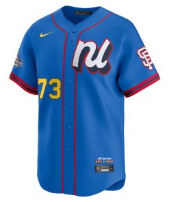 Alternative view of Randy Rodr¨ªguez National League Nike 2025 All-Star Edition Limited Player Jersey - Blue