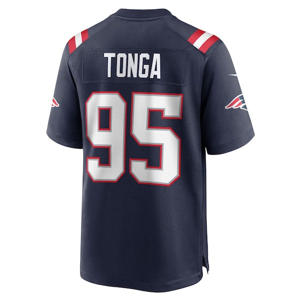 Khyiris Tonga New England Patriots Nike Team Game Jersey - Navy - Image 3
