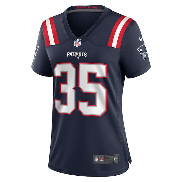 Pierre Strong Jr. New England Patriots Nike Women's Game Player Jersey - Navy - Image 2