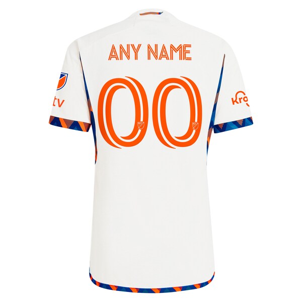 FC Cincinnati adidas 2024 The Canvas Kit Authentic Custom Jersey - White - Image 4