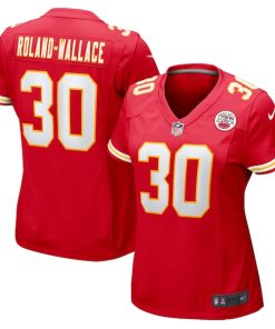 Chris Roland-Wallace Kansas City Chiefs Nike Women's  Game Jersey -  Red