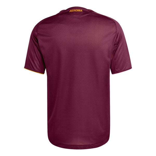 AS Roma adidas 2025/26 Home Authentic Jersey - Red - Image 3