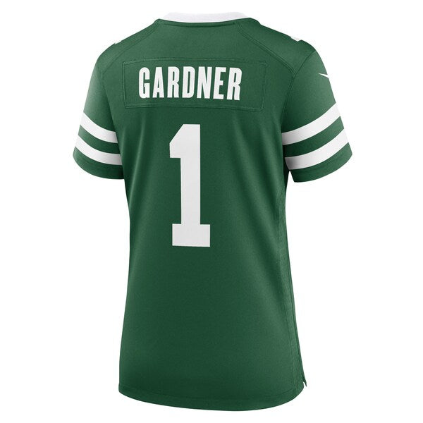 Ahmad Sauce Gardner New York Jets Nike Women's Game Jersey - Legacy Green - Image 4