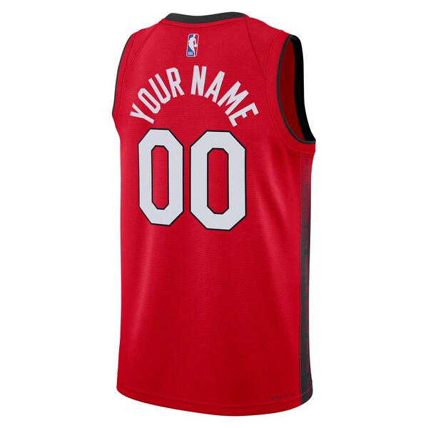 Miami Heat Nike Unisex 2024/25 Custom Swingman Jersey - City Edition - Red - Image 3