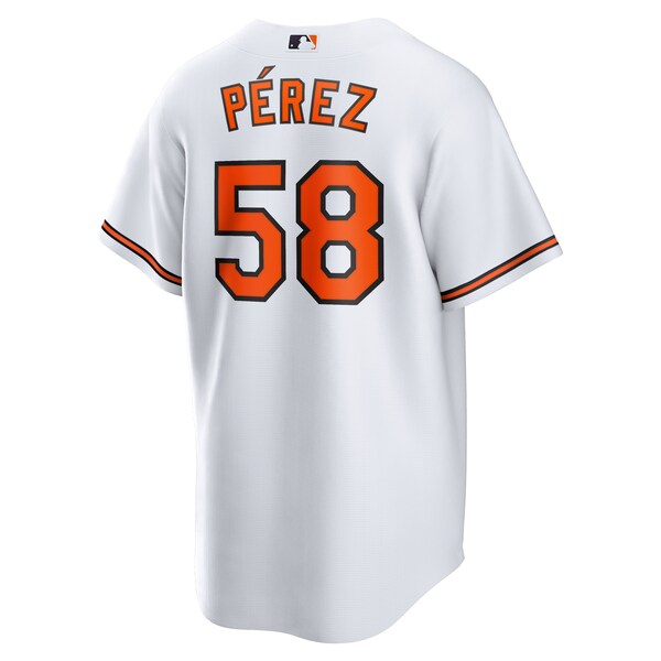 Cionel Perez Baltimore Orioles Nike Home Replica Jersey - White - Image 3