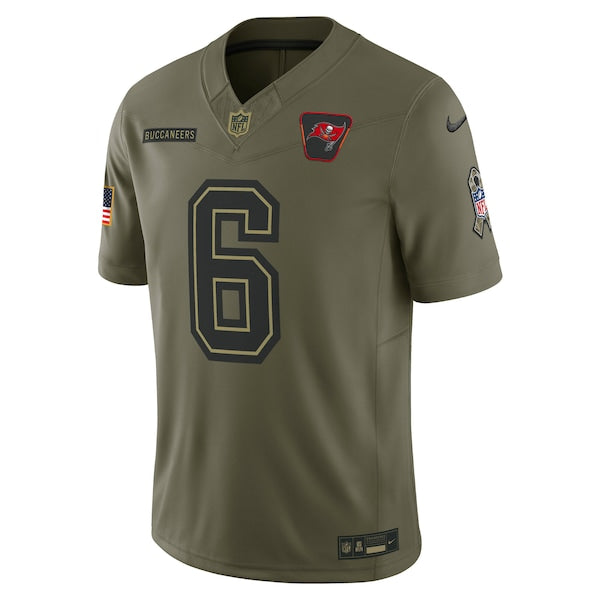 Baker Mayfield Tampa Bay Buccaneers Nike 2025 Salute to Service Limited Jersey - Olive - Image 2