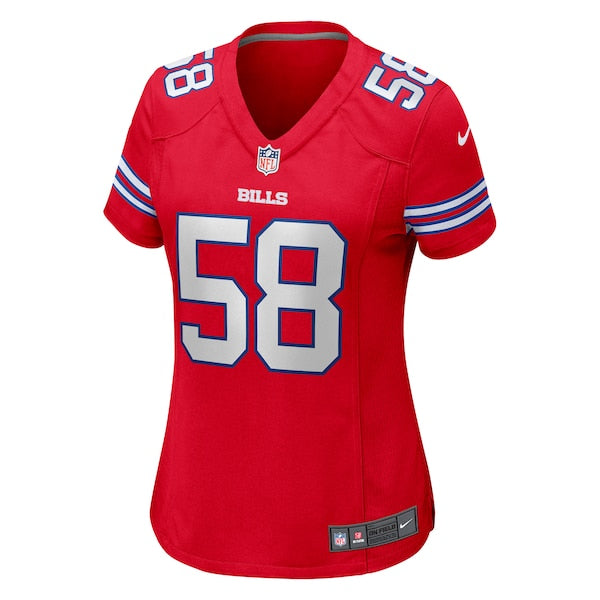 Matt Milano Buffalo Bills Nike Women's Player Jersey - Red - Image 2