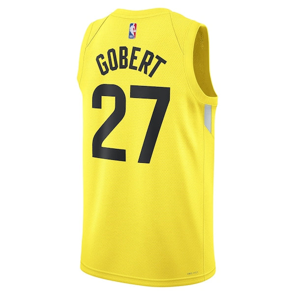 Rudy Gobert Utah Jazz Nike Unisex Swingman Jersey - Icon Edition - Gold - Image 3