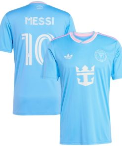Lionel Messi Inter Miami CF adidas Originals 2025 Third Replica Player Jersey - Blue