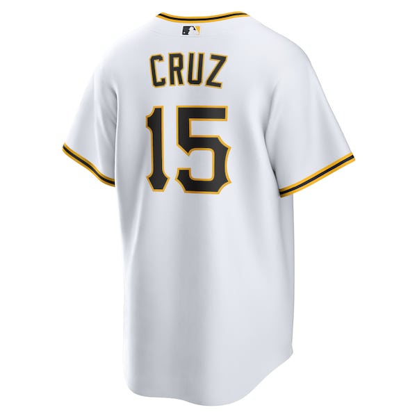 Oneil Cruz Pittsburgh Pirates Nike Home Replica Jersey - White - Image 3