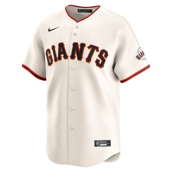 San Francisco Giants Nike Home Limited Jersey - Cream - Image 2