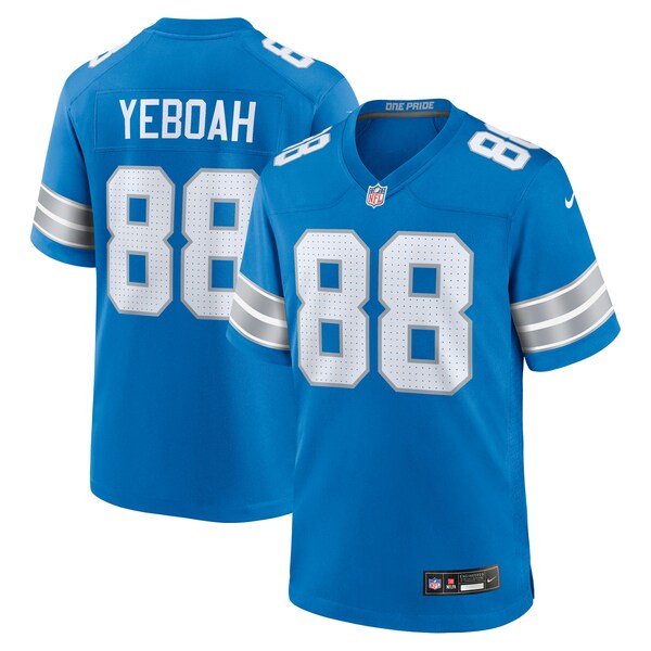 Kenny Yeboah Detroit Lions Nike Team Game Jersey - Blue - Image 2