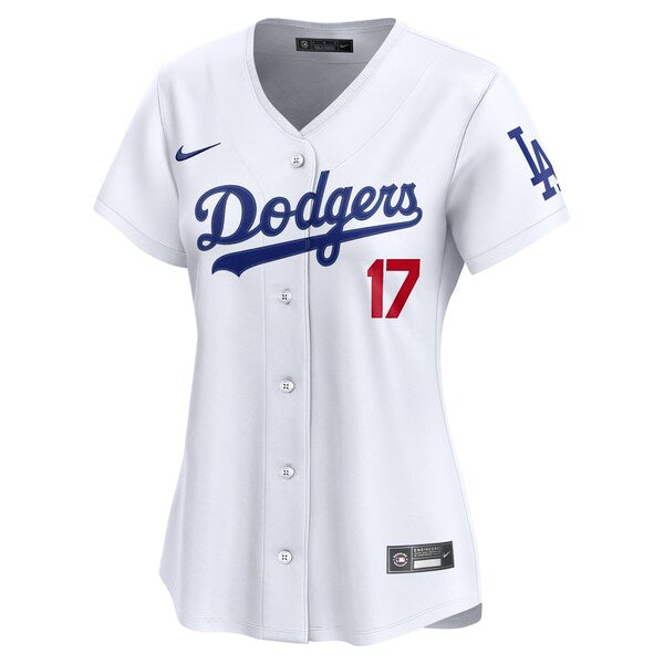 Shohei Ohtani Los Angeles Dodgers Nike Women's Home Limited Player Jersey - White - Image 2