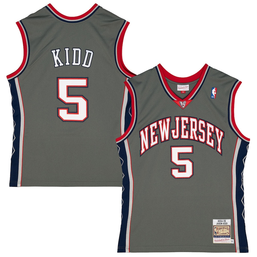 Jason Kidd New Jersey Nets 2004/05 Authentic Player Jersey - Gray