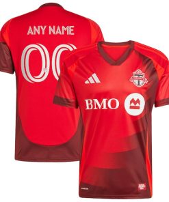 Toronto FC adidas 2025 Club Kit Replica Custom Jersey - Red