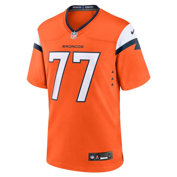 Quinn Meinerz Denver Broncos Nike Team Game Jersey - Orange - Image 3