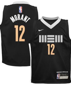 Ja Morant Memphis Grizzlies Nike Preschool  Swingman Replica Jersey - City Edition - Black