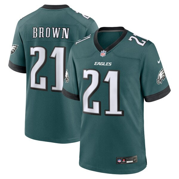 Sydney Brown Philadelphia Eagles Nike Team Game Jersey - Midnight Green - Image 2